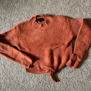 Cotton Candy LA Orange Cropped Sweater
